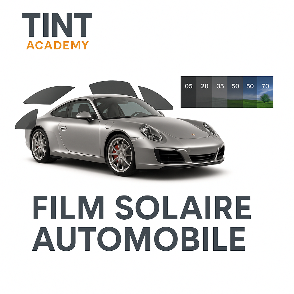 FILM SOLAIRE POUR VITRAGE AUTOMOBILE