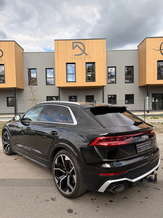 Audi Q8 avec film solaire teinté - pose SP FILM